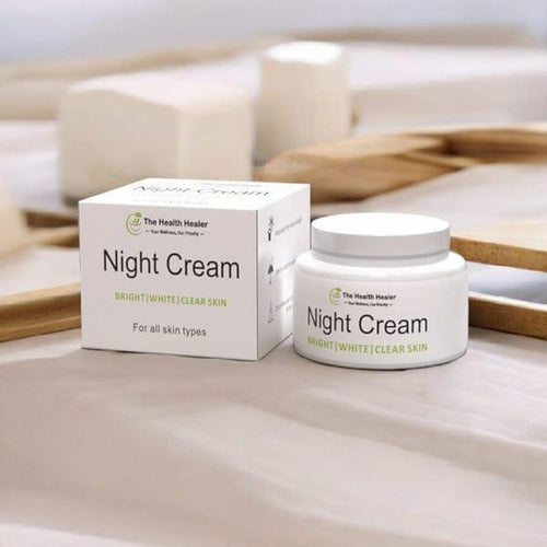 Bright White Night Cream for Glowing Skin – Whitening & Repair Cream for Pakistani Skin